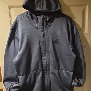 Adidas Men's Charcoal Performance Hoodie
